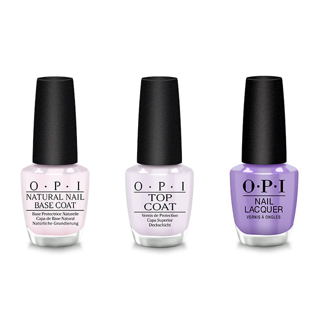 OPI - Nail Lacquer Combo - Base, Top & Skate to the Party - Professional Care