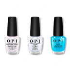 OPI - Nail Lacquer Combo - Base, Top & Sky Blue's the Limit - Professional Care