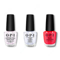 OPI - Nail Lacquer Combo - Base, Top & Spread the Cherry - Professional Care