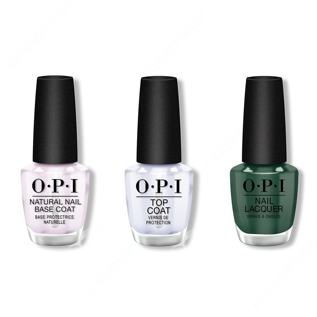 OPI - Nail Lacquer Combo - Base, Top & Stay Off the Lawn!! 0.5 oz - Professional Care