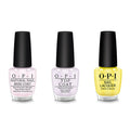 OPI - Nail Lacquer Combo - Base, Top & Stay Out All Bright - Professional Care