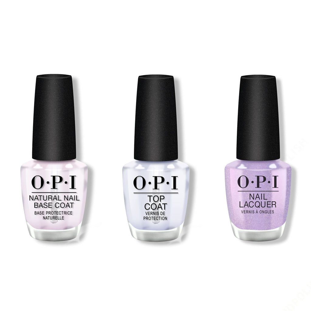 OPI - Nail Lacquer Combo - Base, Top & Suga Cookie - Professional Care