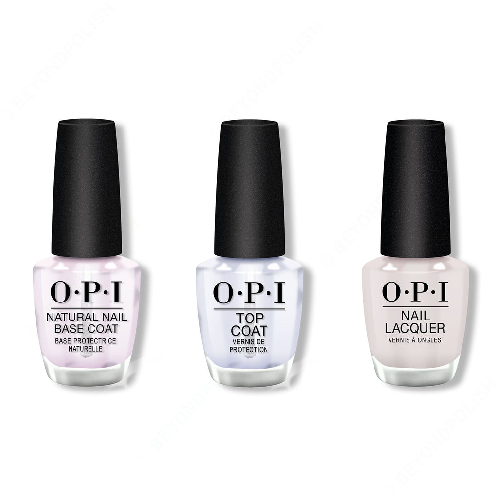 OPI - Nail Lacquer Combo - Base, Top & Suzi Chases Portu-geese 0.5 oz - Professional Care