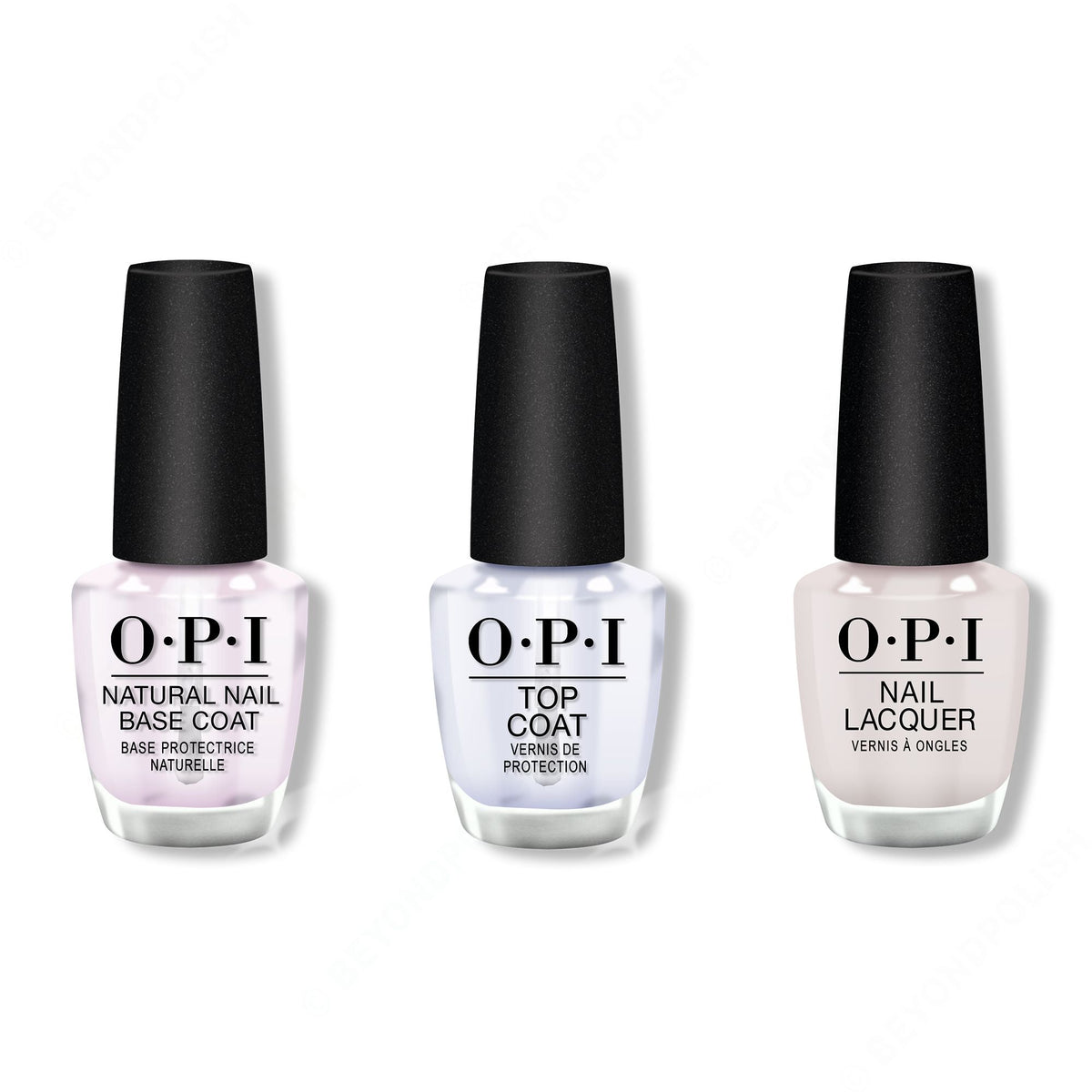 OPI - Nail Lacquer Combo - Base, Top & Suzi Chases Portu-geese 0.5 oz - Professional Care
