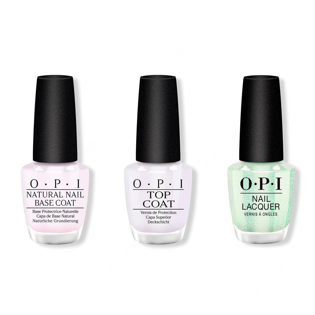 OPI - Nail Lacquer Combo - Base, Top & Taurus-t Me - Professional Care