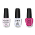 OPI - Nail Lacquer Combo - Base, Top & Telenovela Me About It 0.5 oz - Professional Care