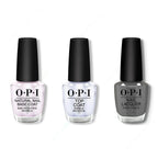 OPI - Nail Lacquer Combo - Base, Top & Tempted to Lick-orice