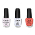 OPI - Nail Lacquer Combo - Base, Top & Tempura-ture is Rising! 0.5 oz - Professional Care