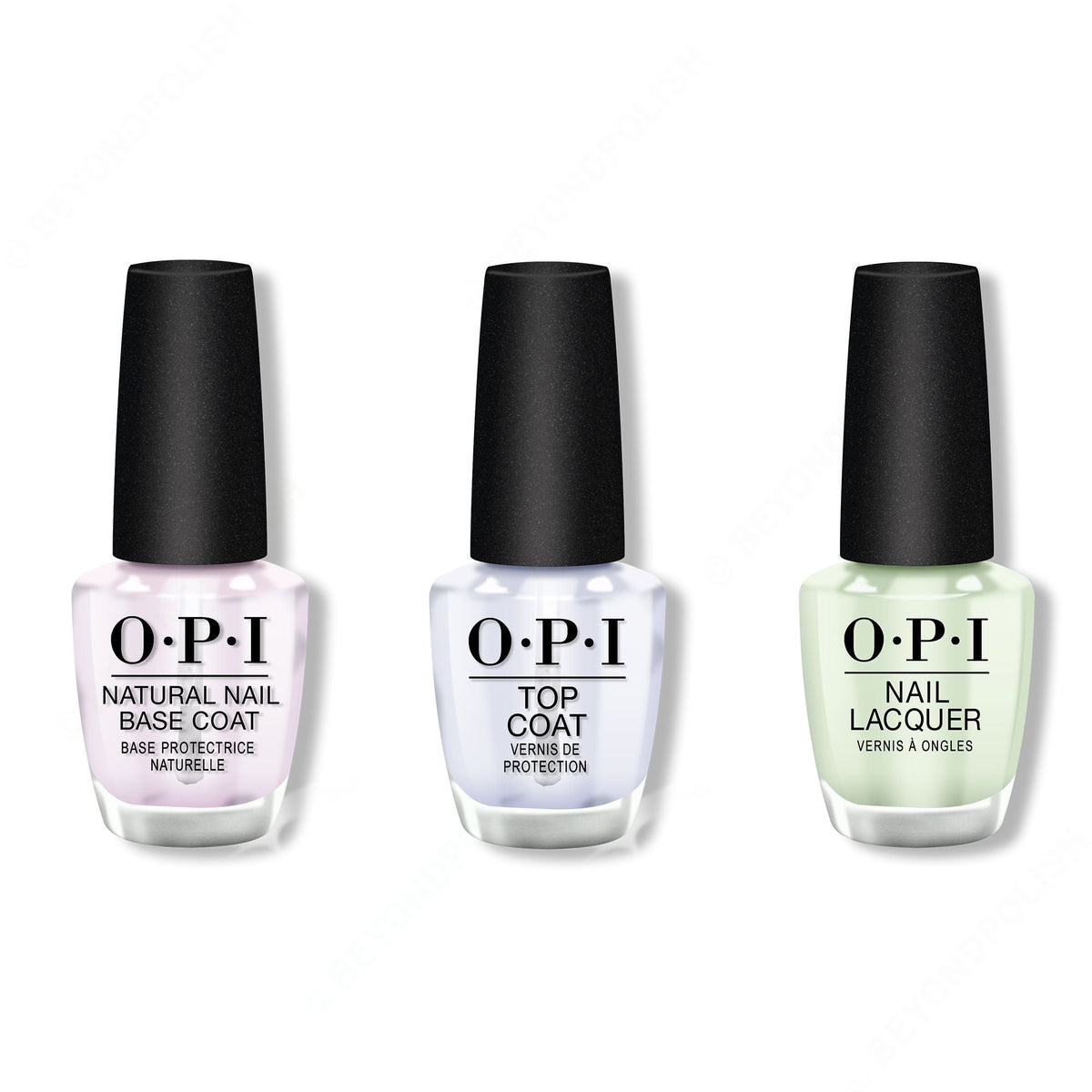 OPI - Nail Lacquer Combo - Base, Top & That's Hula-rious! 0.5 oz - Professional Care