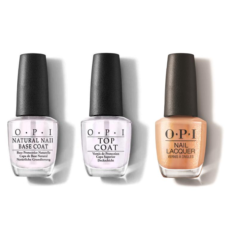 OPI - Nail Lacquer Combo - Base, Top & The Future is You - Professional Care