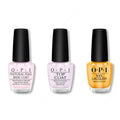 OPI - Nail Lacquer Combo - Base, Top & The Leo-nly One - Professional Care