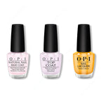 OPI - Nail Lacquer Combo - Base, Top & The Leo-nly One - Professional Care