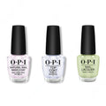 OPI - Nail Lacquer Combo - Base, Top & The Pass is Always Greener - Professional Care