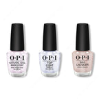 OPI - Nail Lacquer Combo - Base, Top & Throw Me a Kiss 0.5 oz - Professional Care