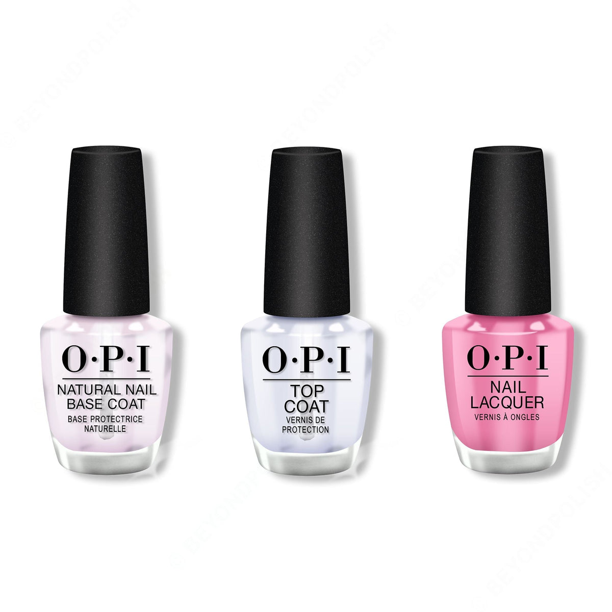 OPI - Nail Lacquer Combo - Base, Top & Two-Timing the Zones 0.5 oz - Professional Care