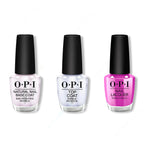 OPI - Nail Lacquer Combo - Base, Top & Ultra Violet Daze - Professional Care