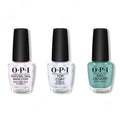 OPI - Nail Lacquer Combo - Base, Top & Verde Nice To Meet You 0.5 oz - Professional Care