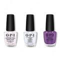 OPI - Nail Lacquer Combo - Base, Top & Violet Visionary - Professional Care