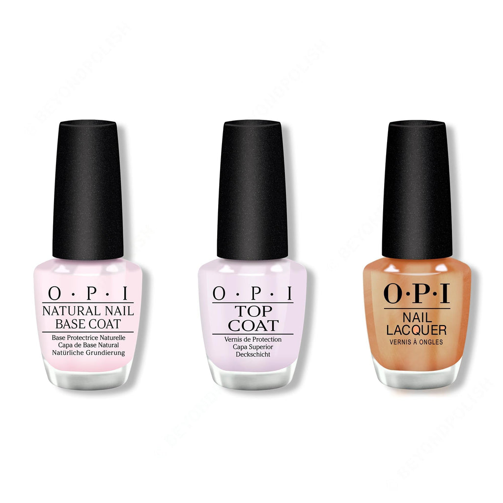 OPI - Nail Lacquer Combo - Base, Top & #Virgoals - Professional Care
