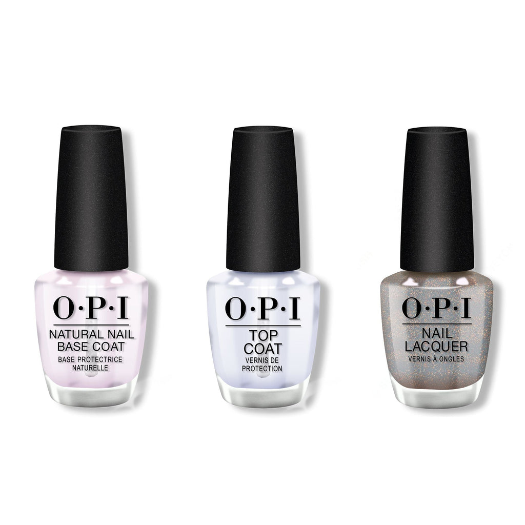 OPI - Nail Lacquer Combo - Base, Top & Yay or Neigh - Professional Care