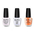 OPI - Nail Lacquer Combo - Base, Top & Your Zestination Awaits - Professional Care