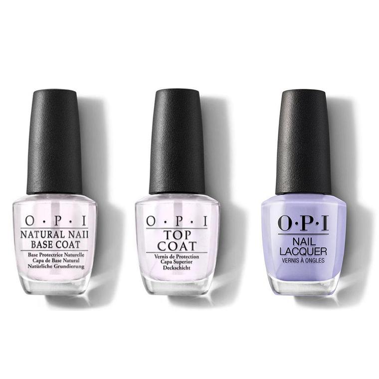 OPI - Nail Lacquer Combo - Base, Top & You're Such a BudaPest 0.5 oz - Professional Care