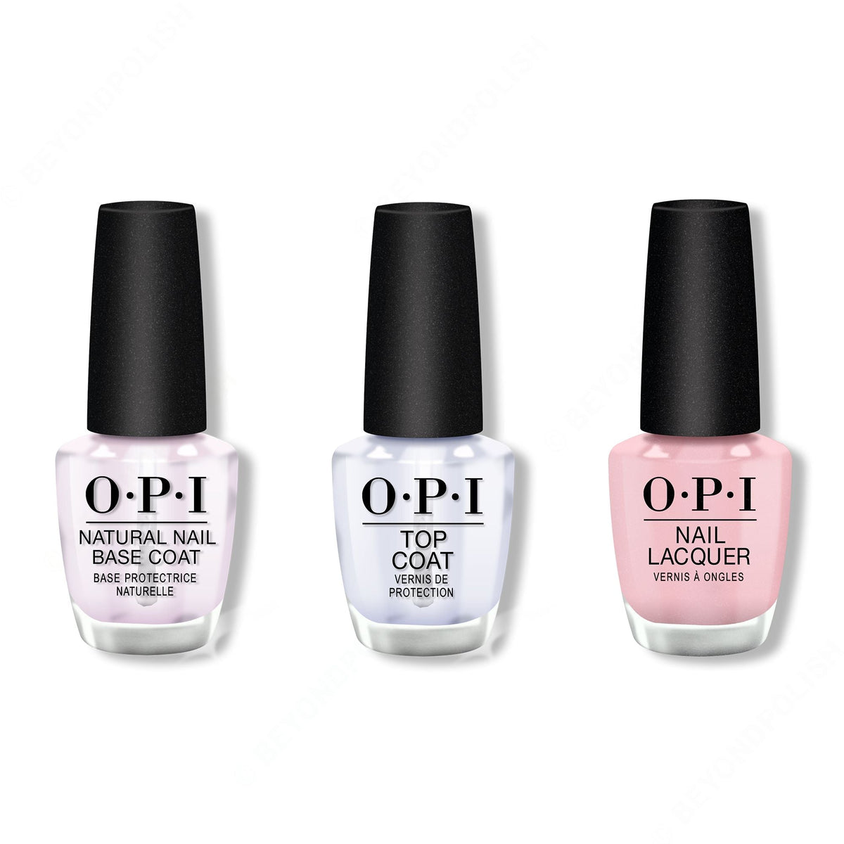 OPI - Nail Lacquer Combo - Base, Top & You've Got That Glas-glow 0.5 oz - Professional Care