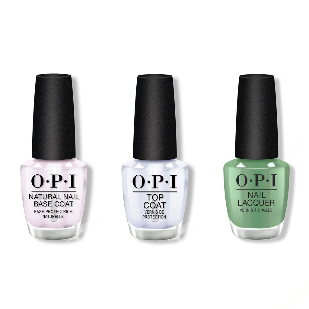 OPI - Nail Lacquer Combo - Base, Top & $elf Made - Professional Care