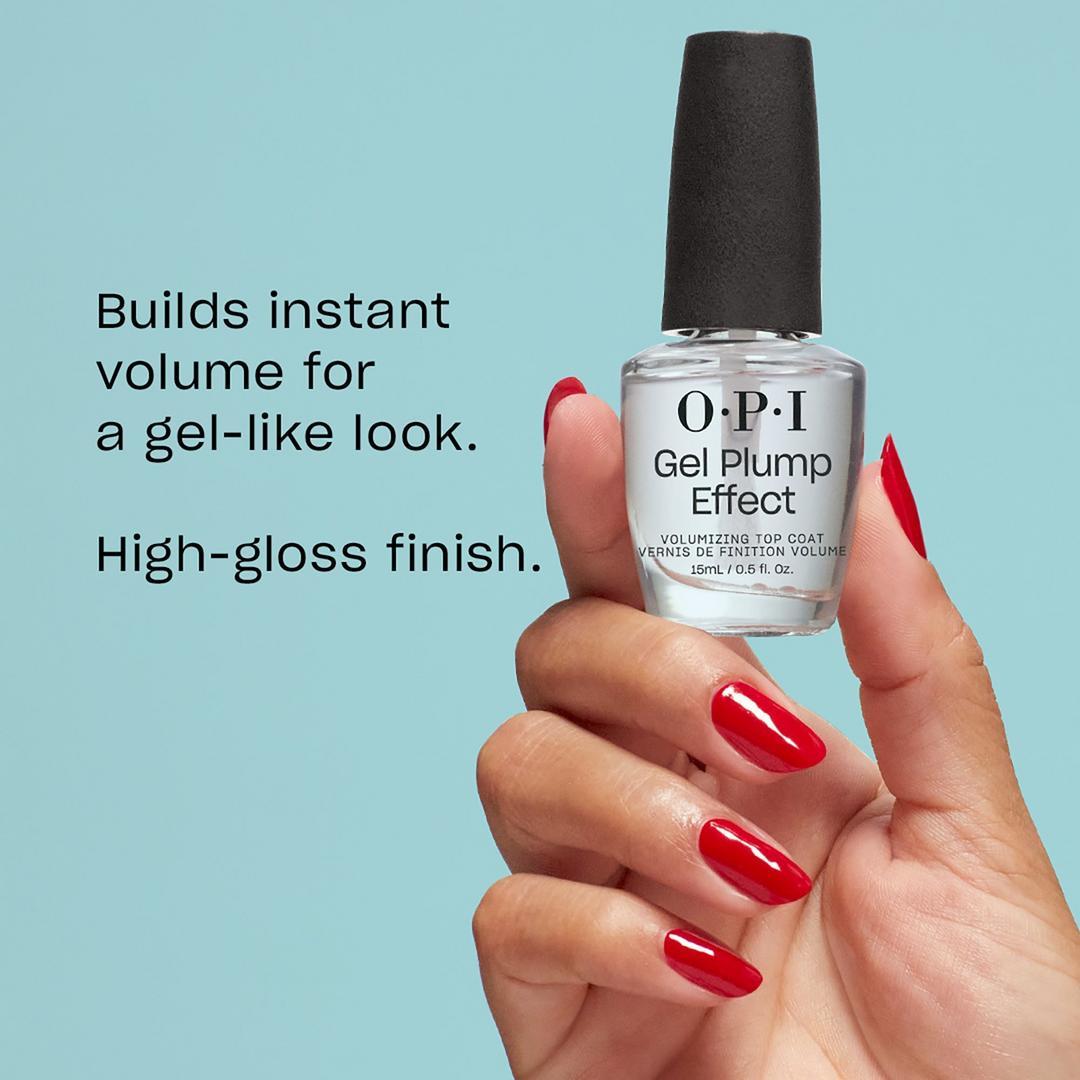 OPI Nail Lacquer - Gel Plump Effect Top Coat 0.5 oz