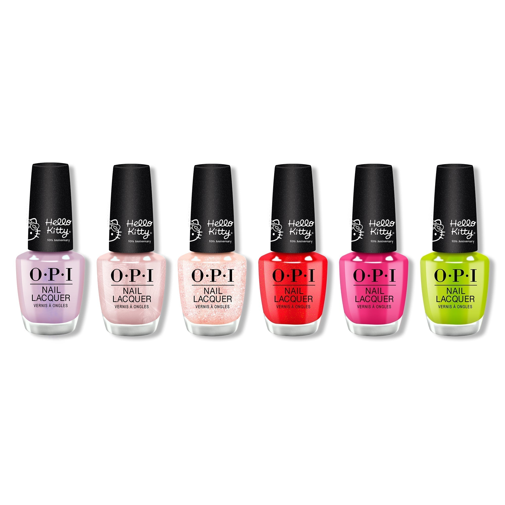 OPI Nail Lacquer - Hello Kitty 50th Anniversary Collection (6pc) 0.5 oz - Professional Care