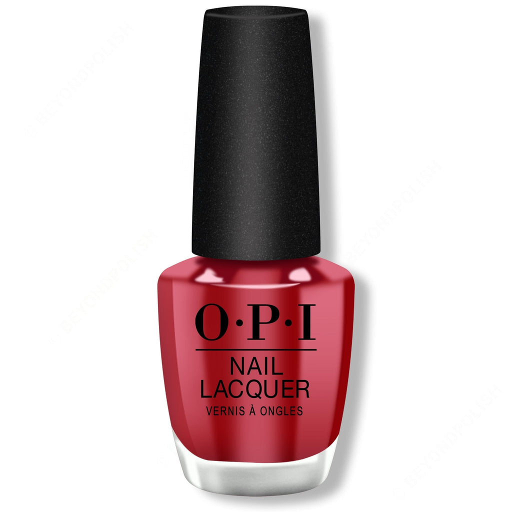OPI Nail Lacquer - Red Hot Rio 0.5 oz - Professional Care